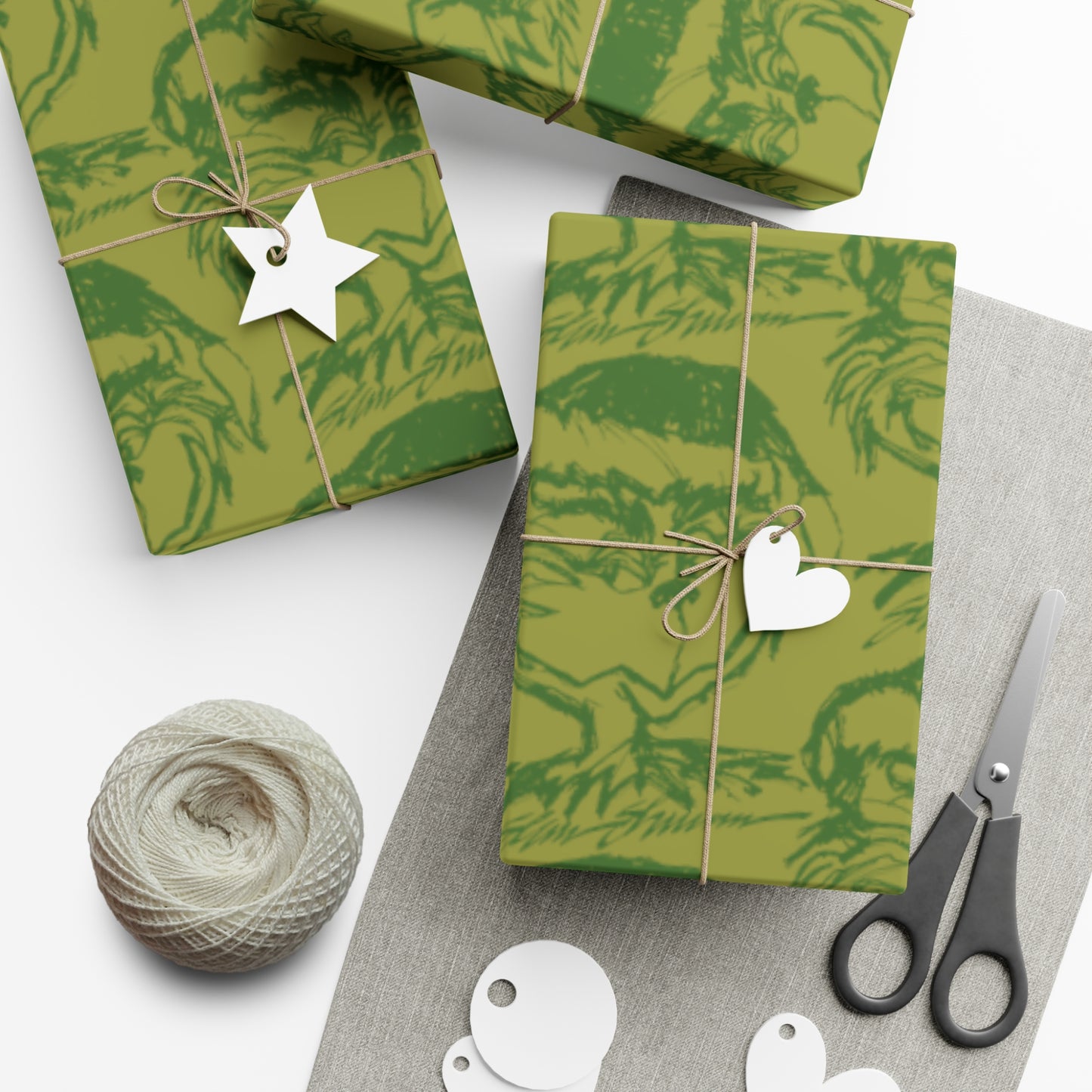 Grinch Gift Wrap Paper