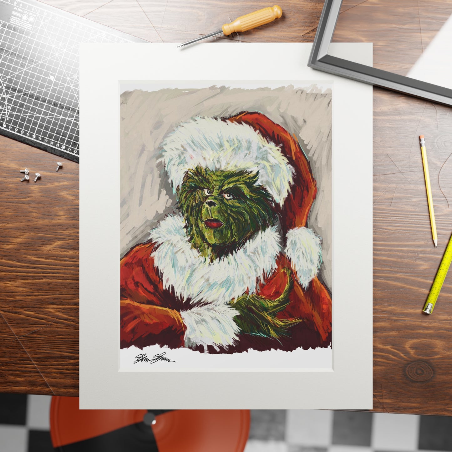 Grinch Fine Art Print