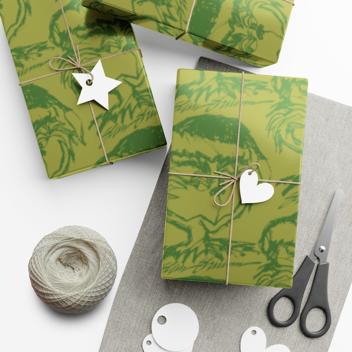 Grinch Gift Wrap Paper