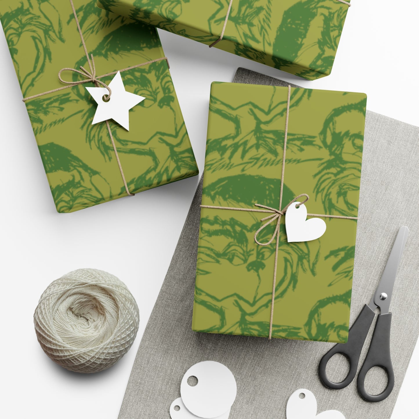 Grinch Gift Wrap Paper